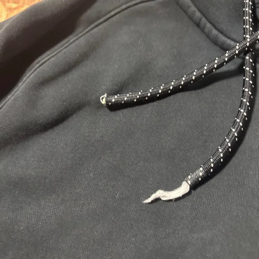 Jordan Men's Black and Green Hoodie